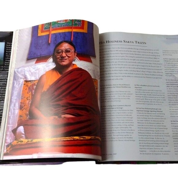 Tibetan Buddhist Life Coffee Table Illustrated Hardcover Book 1st Edition - Picture 6 of 7